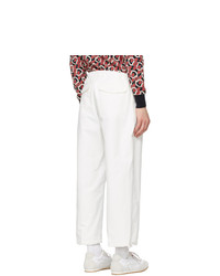 Pantalon chino blanc Moncler