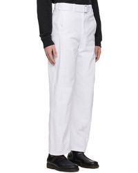 Pantalon chino blanc Lemaire