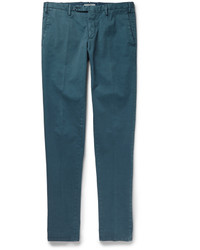 Pantalon chino bleu canard Boglioli