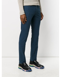 Pantalon chino bleu canard Incotex