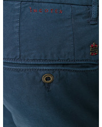 Pantalon chino bleu canard Incotex