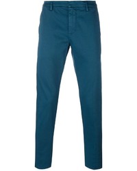 Pantalon chino bleu canard Dondup