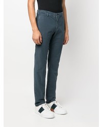 Pantalon chino bleu canard Incotex