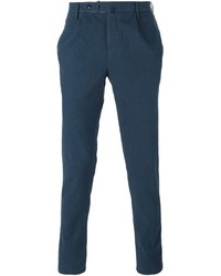 Pantalon chino bleu canard Incotex
