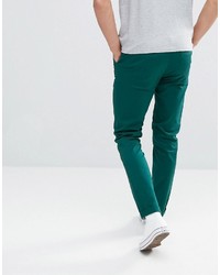 Pantalon chino bleu canard Asos