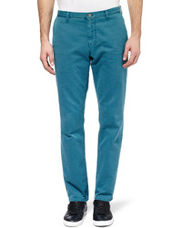 Pantalon chino bleu canard Gucci