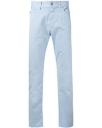Pantalon chino bleu clair Armani Jeans
