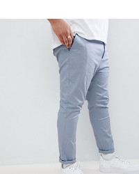 Pantalon chino bleu clair ASOS DESIGN