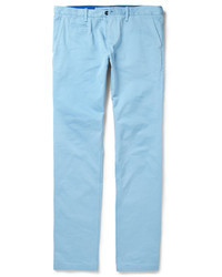 Pantalon chino bleu clair Burberry
