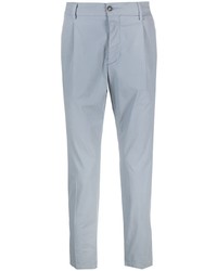 Pantalon chino bleu clair Dell'oglio
