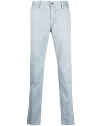 Pantalon chino bleu clair Incotex