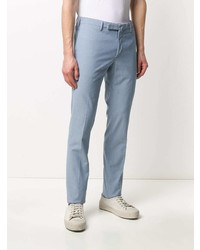 Pantalon chino bleu clair Incotex