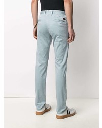 Pantalon chino bleu clair Incotex