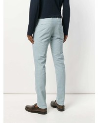 Pantalon chino bleu clair Incotex