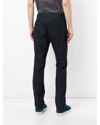 Pantalon chino bleu marine Cerruti