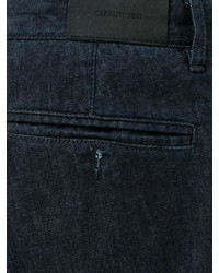 Pantalon chino bleu marine Cerruti