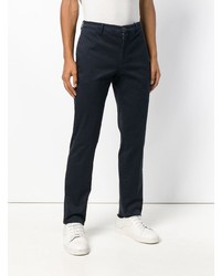 Pantalon chino bleu marine Lardini