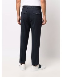 Pantalon chino bleu marine Lardini