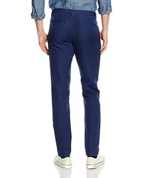 Pantalon chino bleu marine Benetton