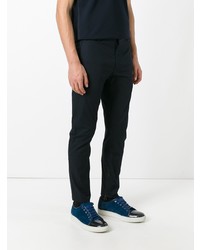 Pantalon chino bleu marine Lanvin