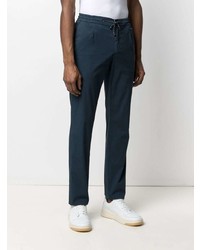 Pantalon chino bleu marine Canali