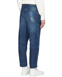 Pantalon chino bleu marine Diesel