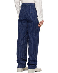 Pantalon chino bleu marine King & Tuckfield