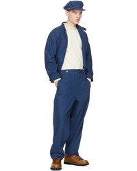 Pantalon chino bleu marine Nigel Cabourn