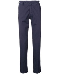 Pantalon chino bleu marine Borrelli