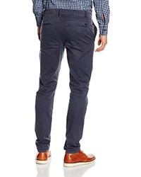 Pantalon chino bleu marine Boss Orange