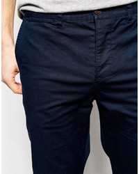 Pantalon chino bleu marine Asos