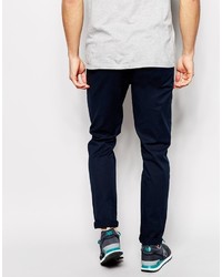 Pantalon chino bleu marine Asos