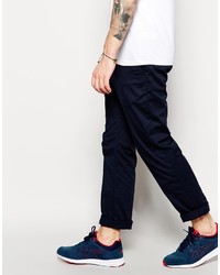 Pantalon chino bleu marine Asos