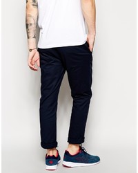 Pantalon chino bleu marine Asos