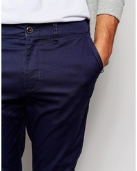 Pantalon chino bleu marine Asos