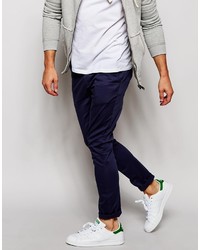 Pantalon chino bleu marine Asos