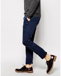 Pantalon chino bleu marine Asos