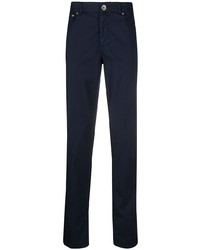 Pantalon chino bleu marine Brunello Cucinelli