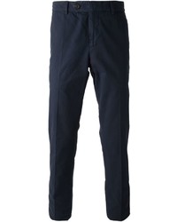 Pantalon chino bleu marine Brunello Cucinelli