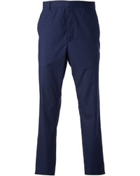 Pantalon chino bleu marine Burberry