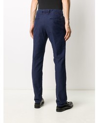 Pantalon chino bleu marine Incotex