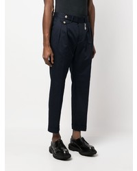 Pantalon chino bleu marine Manuel Ritz