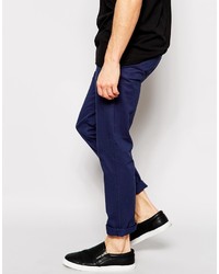 Pantalon chino bleu marine Cheap Monday