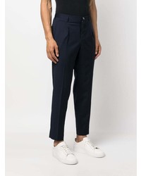 Pantalon chino bleu marine Incotex