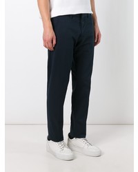 Pantalon chino bleu marine AMI Alexandre Mattiussi