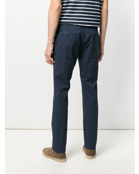 Pantalon chino bleu marine Incotex