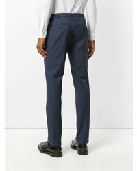 Pantalon chino bleu marine Incotex