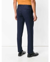 Pantalon chino bleu marine Canali