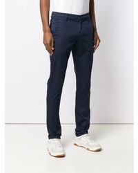 Pantalon chino bleu marine Dondup