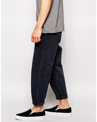 Pantalon chino bleu marine Cheap Monday